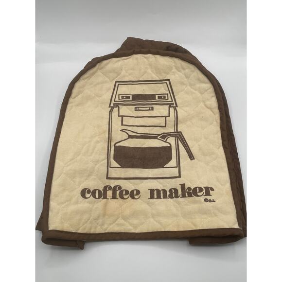 Vintage Coffee Maker Cover - Retro Kitchen Decor - Picture 1 of 3